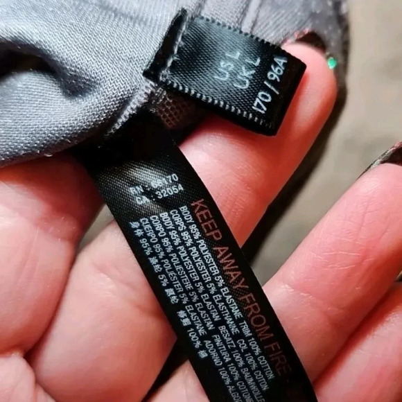 Out From Under Urban Outfitters Womens Gray Velvet Halter Bodysuit L - Picture 11 of 14